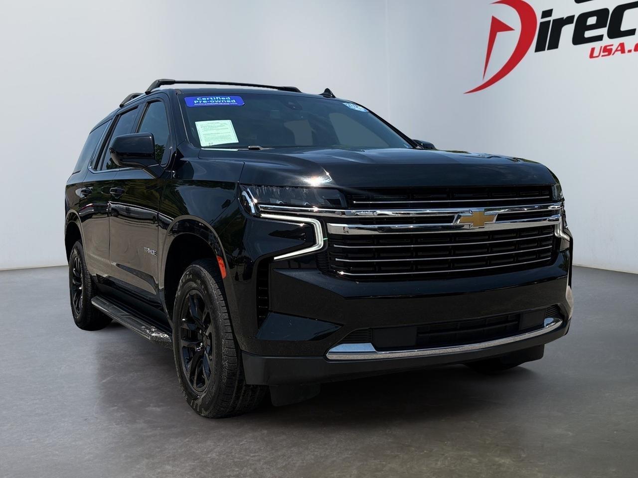 2021 Chevrolet Tahoe LT, BLIND SPOT ALERT, LANE KEEP ASSIST, 3RD ROW SEATS, AUTO START/STOP, APPLE CARPLAY/ANDROID AUTO, HANDS FREE LIFTGATE, HD BACKUP CAMERA, HEATED STEERING WHEEL & SEATS, REMOTE START, GET THE WHOLE FAMILY TOGETHER IN THIS TAHOE!