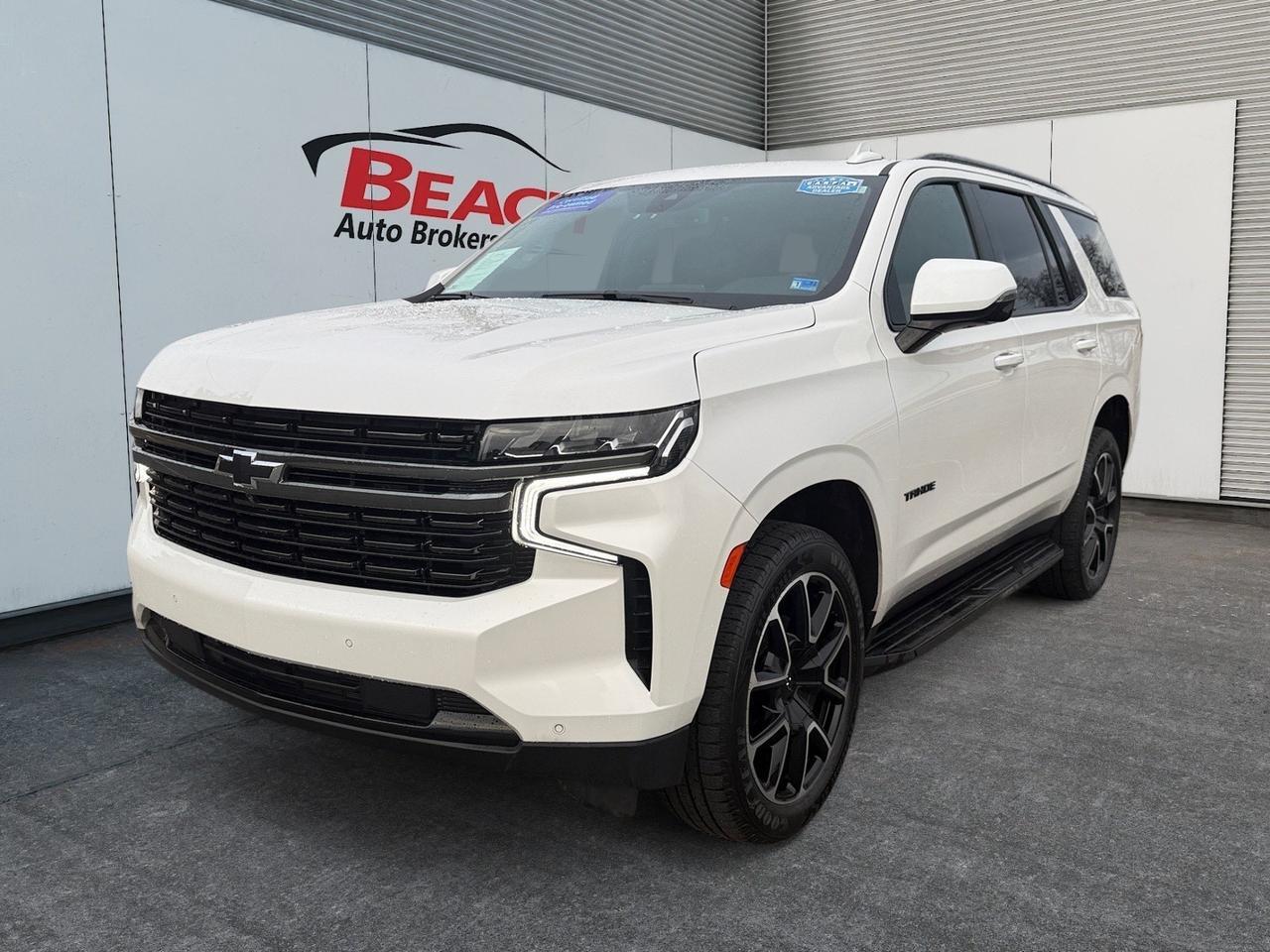 2021 Chevrolet Tahoe RST, 1ST AND 2ND ROW HEATED, BOSE SPEAKERS, APPLE CARPLAY/ANDROID AUTO, MOONROOF, POWER LIFTGATE, REMOTE START, WIFI, POWER MIRRORS, POWER FOLDING MIRRORS, ONLY 1 OWNER, THIS IS A GREAT SUV FOR A GREAT PRICE!