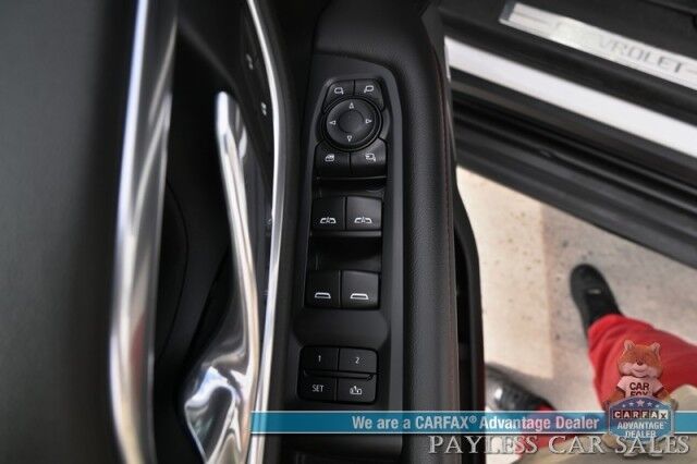 2021 Chevrolet Tahoe RST / 4X4 / AutoStart / Luxury Pkg / Front & Rear Heated Leather Seats / Heated Steering Wheel / Navigation / Bose Speakers / Lane Departure & Blind Spot Alert / Rear Entertainment / Power 3rd Row / Seats 8 / Tow Pkg / 1-Owner Anchorage AK