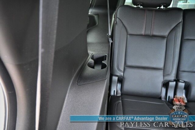 2021 Chevrolet Tahoe RST / 4X4 / AutoStart / Luxury Pkg / Front & Rear Heated Leather Seats / Heated Steering Wheel / Navigation / Bose Speakers / Lane Departure & Blind Spot Alert / Rear Entertainment / Power 3rd Row / Seats 8 / Tow Pkg / 1-Owner Anchorage AK