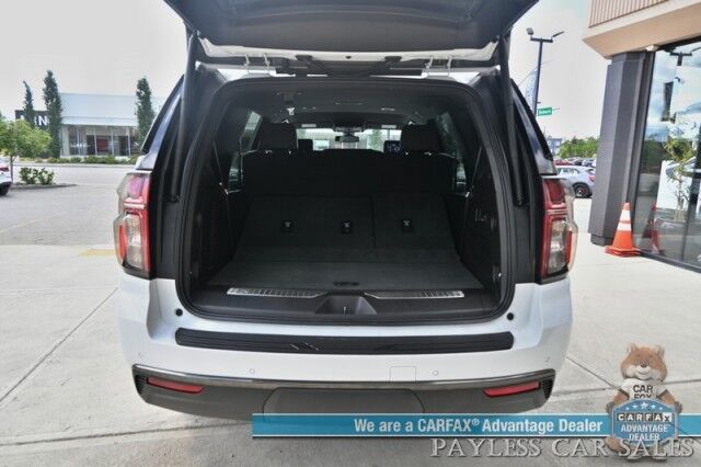 2021 Chevrolet Tahoe RST / 4X4 / AutoStart / Luxury Pkg / Front & Rear Heated Leather Seats / Heated Steering Wheel / Navigation / Bose Speakers / Lane Departure & Blind Spot Alert / Rear Entertainment / Power 3rd Row / Seats 8 / Tow Pkg / 1-Owner Anchorage AK