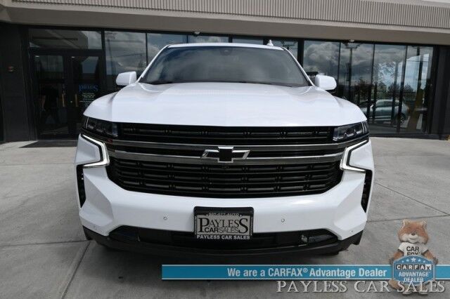 2021 Chevrolet Tahoe RST / 4X4 / AutoStart / Luxury Pkg / Front & Rear Heated Leather Seats / Heated Steering Wheel / Navigation / Bose Speakers / Lane Departure & Blind Spot Alert / Rear Entertainment / Power 3rd Row / Seats 8 / Tow Pkg / 1-Owner Anchorage AK