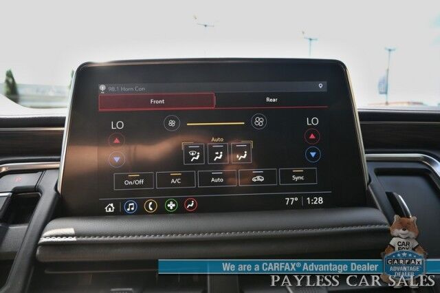 2021 Chevrolet Tahoe Z71 / 4X4 / Signature & Luxury Pkg / Auto Start / Power & Heated Leather Seats / Heated Steering / Bose Speakers / Pano Sunroof / Apple CarPlay & Android Auto / 3rd Row / Seats 7 / 360 Cam / Tow Pkg Anchorage AK