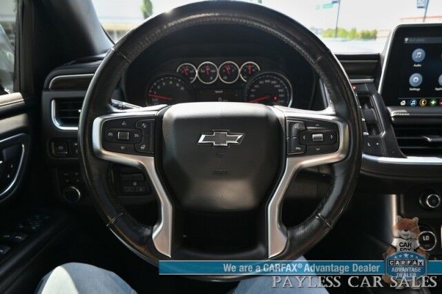 2021 Chevrolet Tahoe Z71 / 4X4 / Signature & Luxury Pkg / Auto Start / Power & Heated Leather Seats / Heated Steering / Bose Speakers / Pano Sunroof / Apple CarPlay & Android Auto / 3rd Row / Seats 7 / 360 Cam / Tow Pkg Anchorage AK