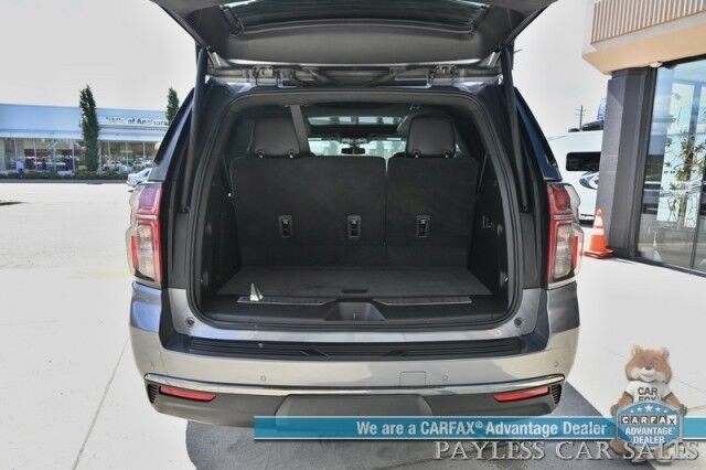 2021 Chevrolet Tahoe Z71 / 4X4 / Signature & Luxury Pkg / Auto Start / Power & Heated Leather Seats / Heated Steering / Bose Speakers / Pano Sunroof / Apple CarPlay & Android Auto / 3rd Row / Seats 7 / 360 Cam / Tow Pkg Anchorage AK