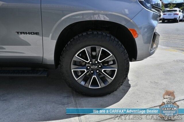 2021 Chevrolet Tahoe Z71 / 4X4 / Signature & Luxury Pkg / Auto Start / Power & Heated Leather Seats / Heated Steering / Bose Speakers / Pano Sunroof / Apple CarPlay & Android Auto / 3rd Row / Seats 7 / 360 Cam / Tow Pkg Anchorage AK