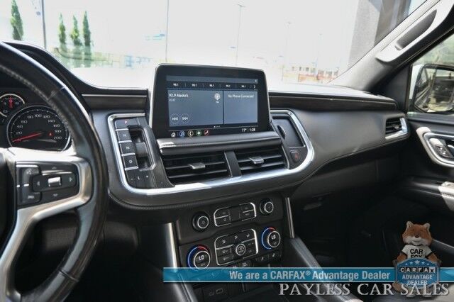 2021 Chevrolet Tahoe Z71 / 4X4 / Signature & Luxury Pkg / Auto Start / Power & Heated Leather Seats / Heated Steering / Bose Speakers / Pano Sunroof / Apple CarPlay & Android Auto / 3rd Row / Seats 7 / 360 Cam / Tow Pkg Anchorage AK