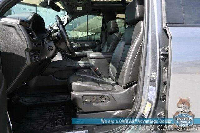 2021 Chevrolet Tahoe Z71 / 4X4 / Signature & Luxury Pkg / Auto Start / Power & Heated Leather Seats / Heated Steering / Bose Speakers / Pano Sunroof / Apple CarPlay & Android Auto / 3rd Row / Seats 7 / 360 Cam / Tow Pkg Anchorage AK