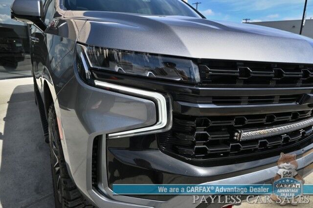 2021 Chevrolet Tahoe Z71 / 4X4 / Signature & Luxury Pkg / Auto Start / Power & Heated Leather Seats / Heated Steering / Bose Speakers / Pano Sunroof / Apple CarPlay & Android Auto / 3rd Row / Seats 7 / 360 Cam / Tow Pkg Anchorage AK