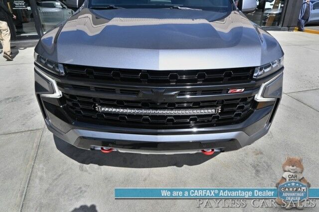 2021 Chevrolet Tahoe Z71 / 4X4 / Signature & Luxury Pkg / Auto Start / Power & Heated Leather Seats / Heated Steering / Bose Speakers / Pano Sunroof / Apple CarPlay & Android Auto / 3rd Row / Seats 7 / 360 Cam / Tow Pkg Anchorage AK