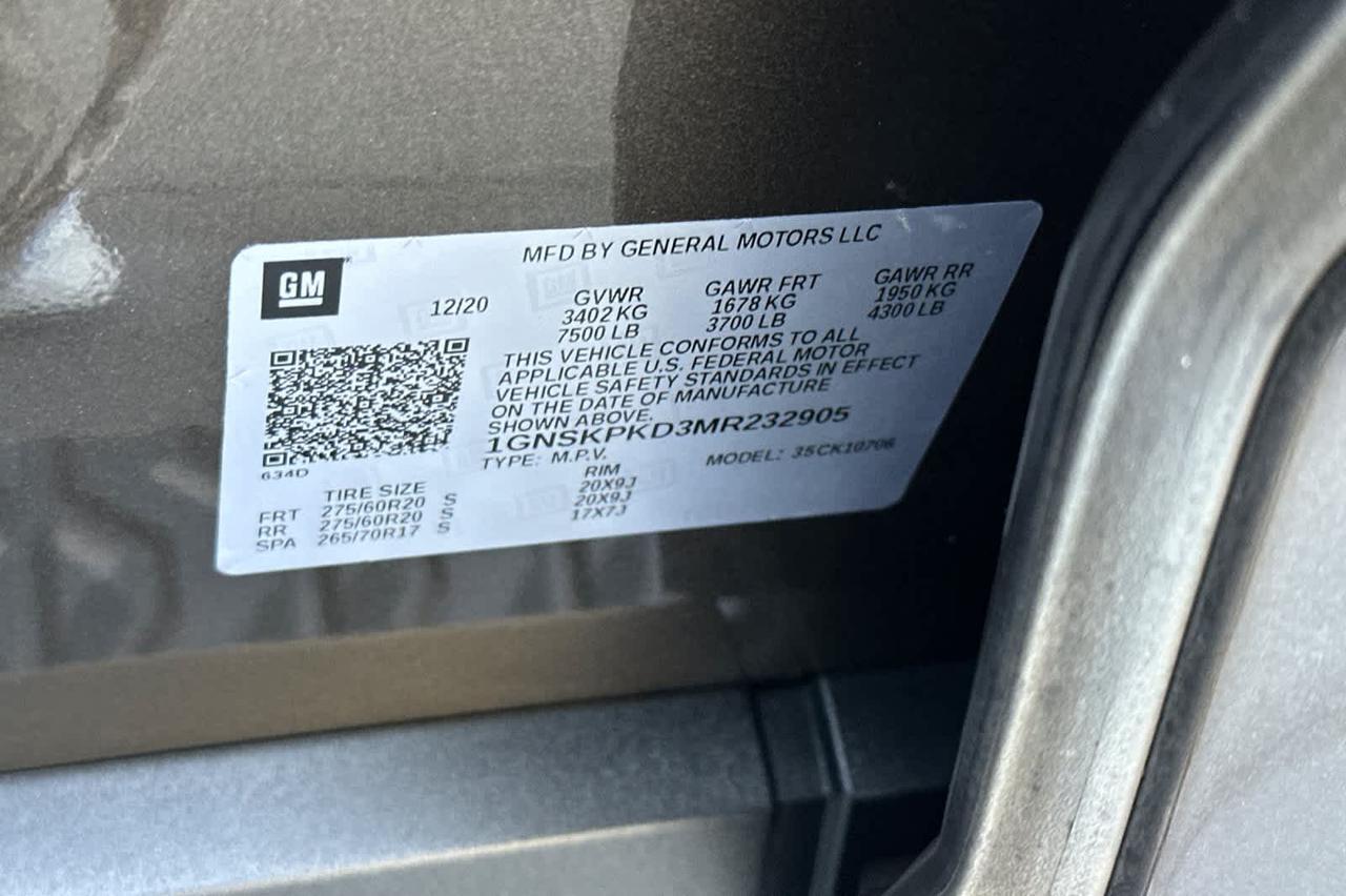 2021 Chevrolet Tahoe Z71 Roseville CA