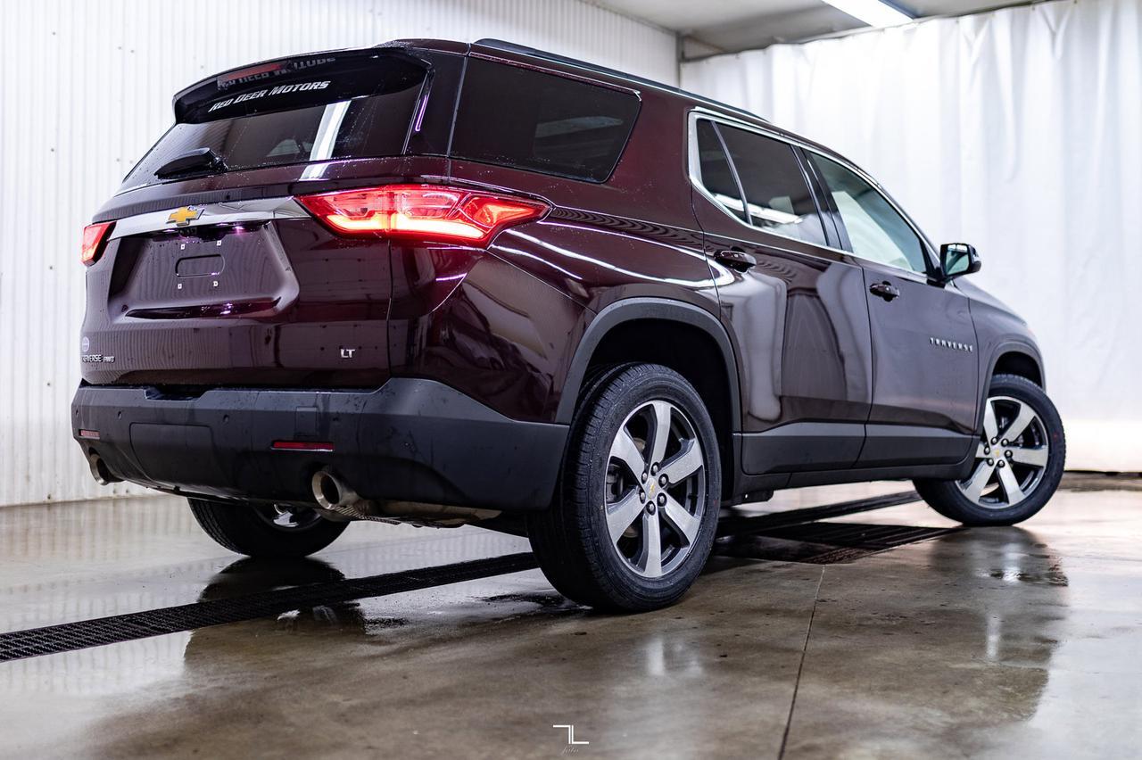 2021 Chevrolet Traverse AWD LT True North Leather Roof Nav Red Deer AB