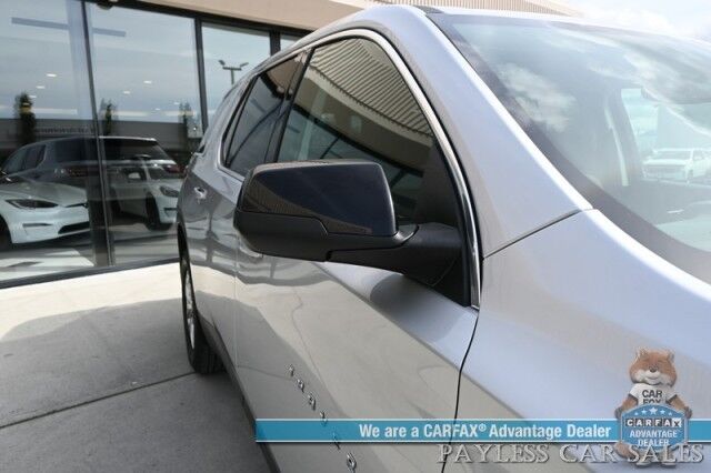 2021 Chevrolet Traverse LS / AWD / 3.6L V6 / Power Locks, Windows & Mirrors / Premium Cloth Seats / Apple CarPlay & Android Auto / Cruise Control / 3rd Row / Seats 8 / 25 MPG / Aluminum Wheels / Back Up Cam / Block Heate Anchorage AK