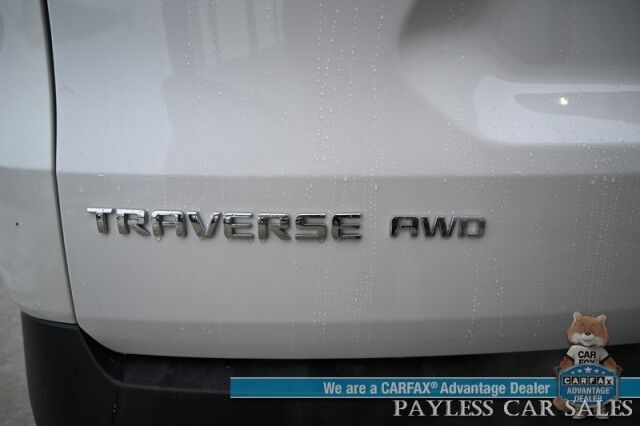 2021 Chevrolet Traverse LT / AWD / 3.6L V6 / Auto Start / Power & Heated Leather Seats / Navigation / Sunroof / Bose Speakers / Blind Spot Alert / Apple CarPlay & Android Auto / 360 View Camera / 3rd Row / Captain Chairs / Seats 7 / Power Liftgate Anchorage AK 2021 Chevrolet Traverse LT / AWD / 3.6L V6 / Auto Start / Power & Heated Leather Seats / Navigation / Sunroof / Bose Speakers / Blind Spot Alert / Apple CarPlay & Android Auto / 360 View Camera / 3rd Row / Captain Chairs / Seats 7 / Power Liftgate Anchorage AK