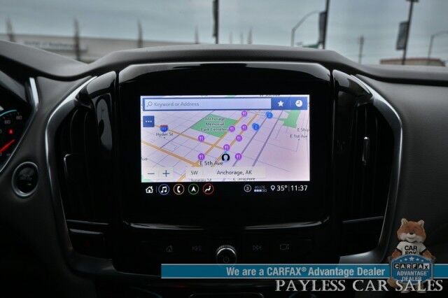 2021 Chevrolet Traverse LT / AWD / 3.6L V6 / Auto Start / Power & Heated Leather Seats / Navigation / Sunroof / Bose Speakers / Blind Spot Alert / Apple CarPlay & Android Auto / 360 View Camera / 3rd Row / Captain Chairs / Seats 7 / Power Liftgate Anchorage AK 2021 Chevrolet Traverse LT / AWD / 3.6L V6 / Auto Start / Power & Heated Leather Seats / Navigation / Sunroof / Bose Speakers / Blind Spot Alert / Apple CarPlay & Android Auto / 360 View Camera / 3rd Row / Captain Chairs / Seats 7 / Power Liftgate Anchorage AK