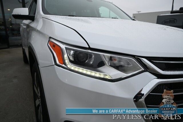 2021 Chevrolet Traverse LT / AWD / 3.6L V6 / Auto Start / Power & Heated Leather Seats / Navigation / Sunroof / Bose Speakers / Blind Spot Alert / Apple CarPlay & Android Auto / 360 View Camera / 3rd Row / Captain Chairs / Seats 7 / Power Liftgate Anchorage AK 2021 Chevrolet Traverse LT / AWD / 3.6L V6 / Auto Start / Power & Heated Leather Seats / Navigation / Sunroof / Bose Speakers / Blind Spot Alert / Apple CarPlay & Android Auto / 360 View Camera / 3rd Row / Captain Chairs / Seats 7 / Power Liftgate Anchorage AK