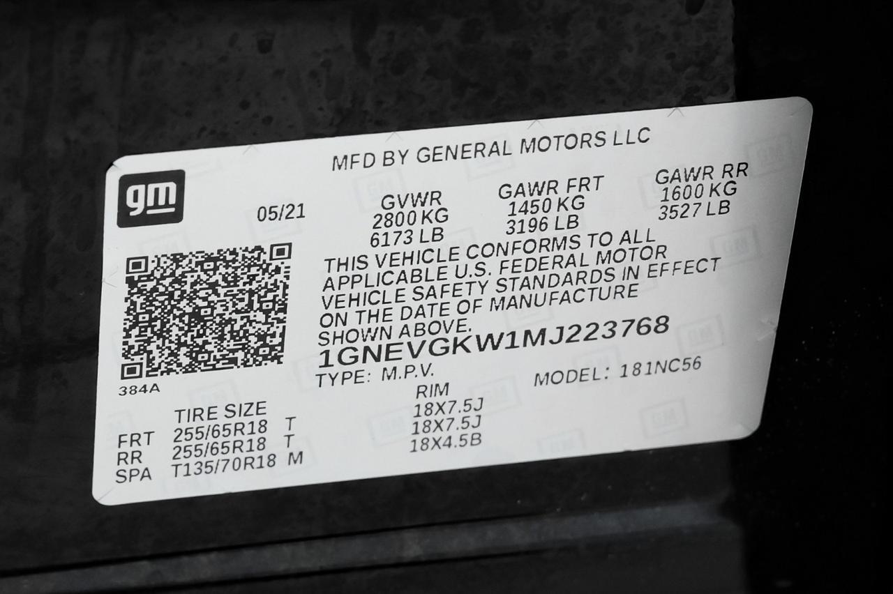 2021 Chevrolet Traverse LT AWD BLIND SPOT LANE CHANGE ALERT REAR CAMERA KEYLESS START PO Carrollton TX