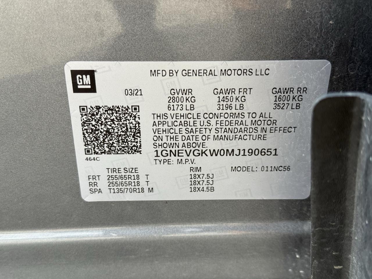 2021 Chevrolet Traverse LT Crestwood KY