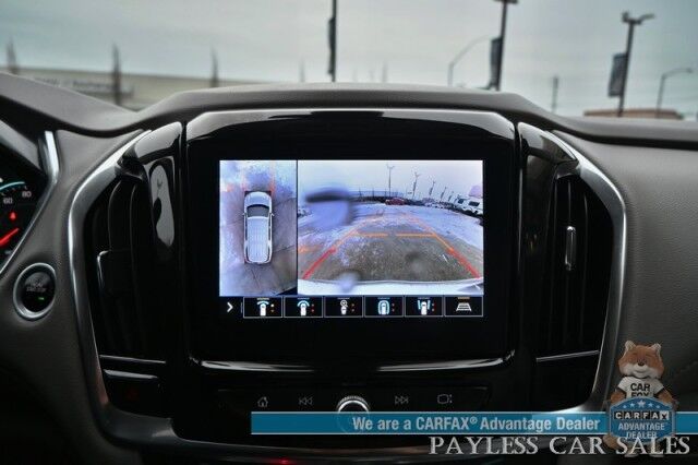 2021 Chevrolet Traverse LT / Premium Pkg / AWD / 3.6L V6 / Auto Start / Power & Heated Leather Seats / Navigation / Dual Sunroof / Bose Speakers / Blind Spot Alert / Apple CarPlay & Android Auto / 360 Camera / 3rd Row / Seats 7 / Power Liftgate Anchorage AK