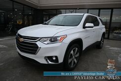 2021_Chevrolet_Traverse_LT / Premium Pkg / AWD / 3.6L V6 / Auto Start / Power & Heated Leather Seats / Navigation / Dual Sunroof / Bose Speakers / Blind Spot Alert / Apple CarPlay & Android Auto / 360 Camera / 3rd Row / Seats 7 / Power Liftgate_ Anchorage AK
