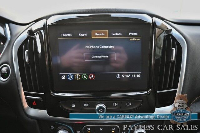2021 Chevrolet Traverse Premier / AWD / Redline Edition / Auto Start / Heated & Cooled Leather Seats / Heated Steering Wheel / Navigation / Sunroof / Bose Speakers / Apple CarPlay & Android Auto / Rear Captain Chairs / Seats 7 / Tow Pkg Anchorage AK