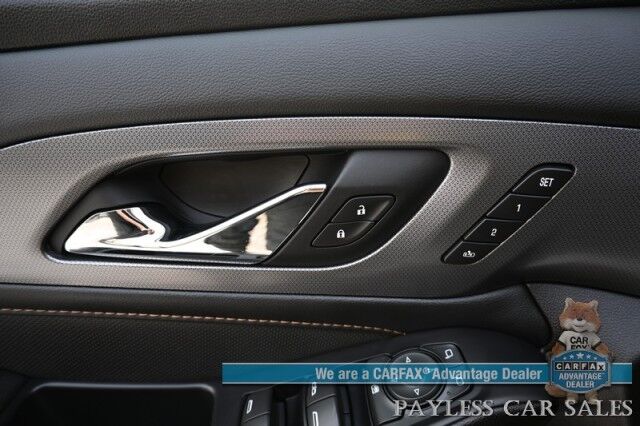 2021 Chevrolet Traverse Premier / AWD / Redline Edition / Auto Start / Heated & Cooled Leather Seats / Heated Steering Wheel / Navigation / Sunroof / Bose Speakers / Apple CarPlay & Android Auto / Rear Captain Chairs / Seats 7 / Tow Pkg Anchorage AK