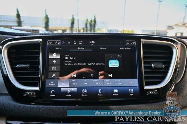 2021 Chrysler Pacifica Touring L / AutoStart / Power & Heated Leather Seats / Heated Steering Wheel / Lane Departure & Blind Spot Alert / Apple CarPlay & Android Auto / Back Up Camera / 3rd Row / Seats 8 / Block Heater / 1-Owner Anchorage AK