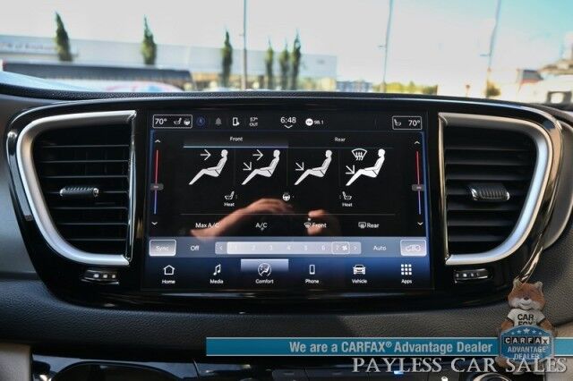 2021 Chrysler Pacifica Touring L / AutoStart / Power & Heated Leather Seats / Heated Steering Wheel / Lane Departure & Blind Spot Alert / Apple CarPlay & Android Auto / Back Up Camera / 3rd Row / Seats 8 / Block Heater / 1-Owner Anchorage AK