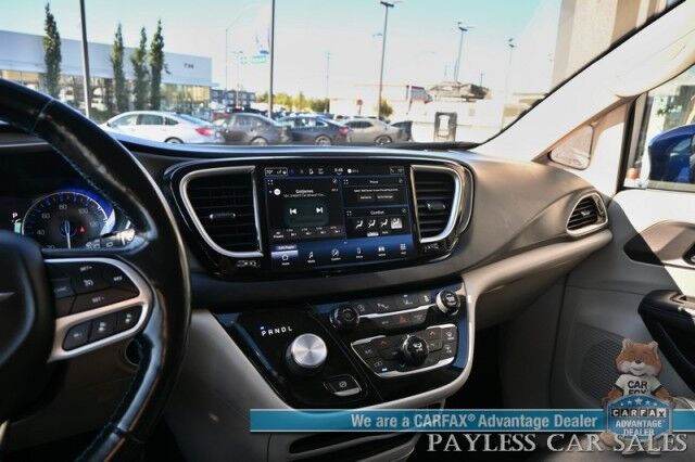 2021 Chrysler Pacifica Touring L / AutoStart / Power & Heated Leather Seats / Heated Steering Wheel / Lane Departure & Blind Spot Alert / Apple CarPlay & Android Auto / Back Up Camera / 3rd Row / Seats 8 / Block Heater / 1-Owner Anchorage AK
