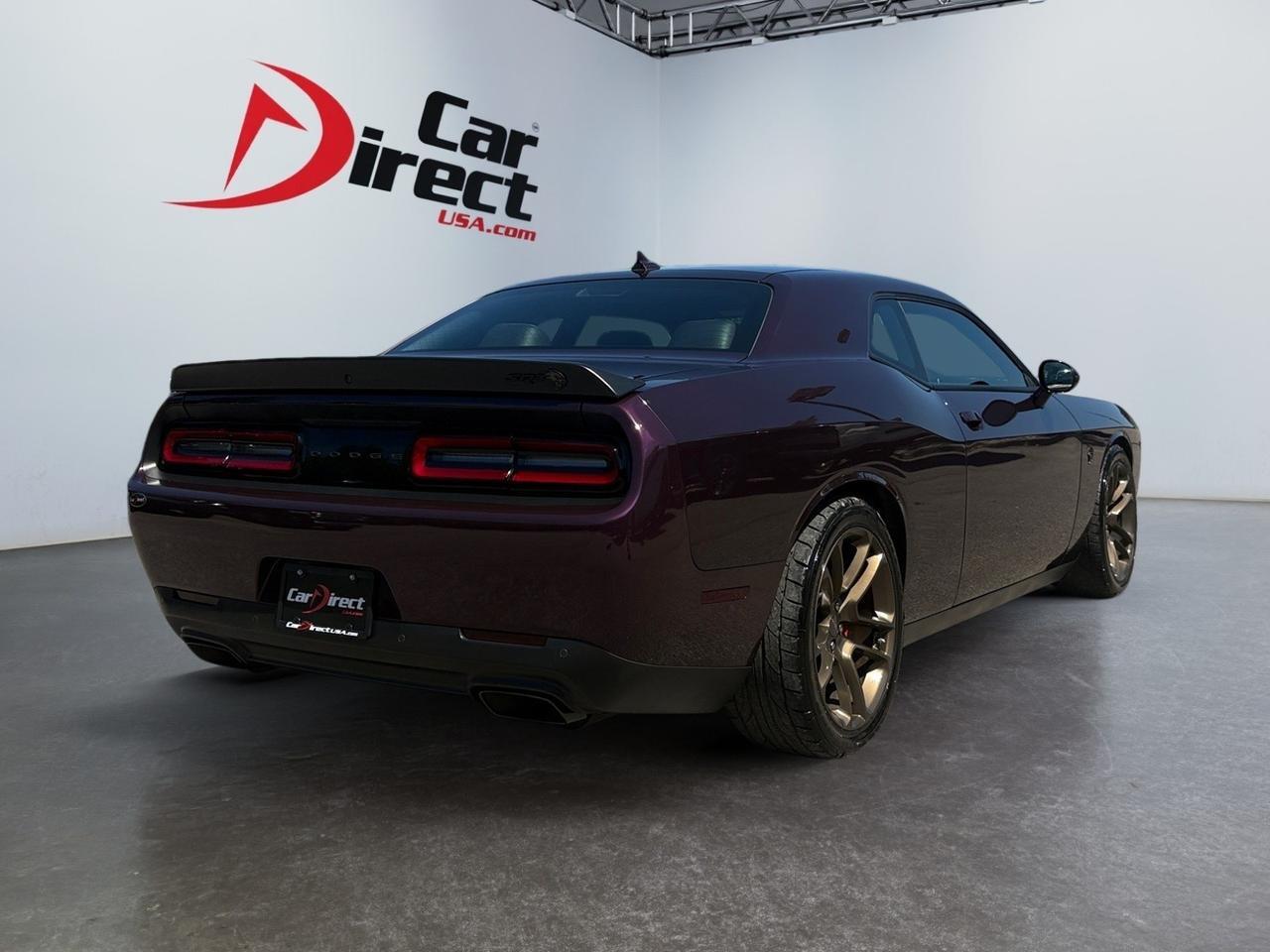 2021 Dodge Challenger SRT Hellcat, SUPERCHARGED 717HP, SUNROOF, BACKUP CAMERA WITH PARKING SENSORS, PADDLE SHIFTERS, APPLE CARPLAY/ANDROID AUTO, BLIND SPOT MONITORING, HEATED & VENTILATED SEATS, LOW MILEAGE, CLEAN CARFAX, NEW CHALLENGE ON THE ROAD!! Virginia Beach VA