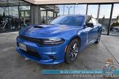 2021 Dodge Charger GT / AWD / Plus Group / Blacktop Pkg / Auto Start / Heated & Cooled Alcantara Seats / Heated Steering / Sunroof / Alpine Speakers / Lane Depart & Blind Spot / Keyless Entry & Start / Bluetooth / Back Up Camera / Block Heater