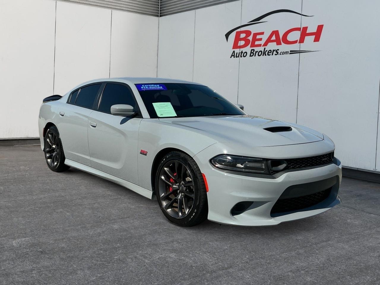 2021 Dodge Charger Scat Pack, APPLE CARPLAY/ANDROID AUTO, BACKUP CAMERA, UNIVERSAL GARAGE DOOR OPENER, HEATED SEATS, POWER/HEATED MIRRORS, REMOTE START, 1 OWNER, THIS BEAST IS READY TO SPEED INTO YOUR DRIVEWAY!
