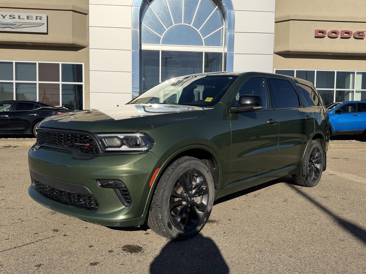 2021 Dodge Durango GT AWD SUV | F8 Green | V6 | Backup Camera | NAV | 6 Passenger | Heated Seats Redwater AB
