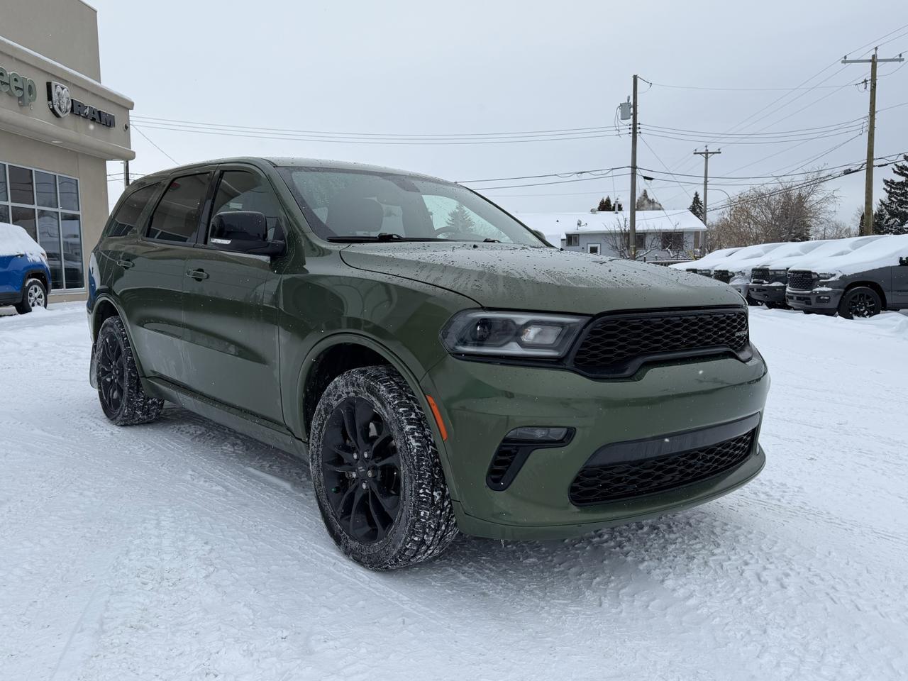 2021 Dodge Durango GT AWD SUV | F8 Green | V6 | Backup Camera | NAV | 6 Passenger | Heated Seats Redwater AB