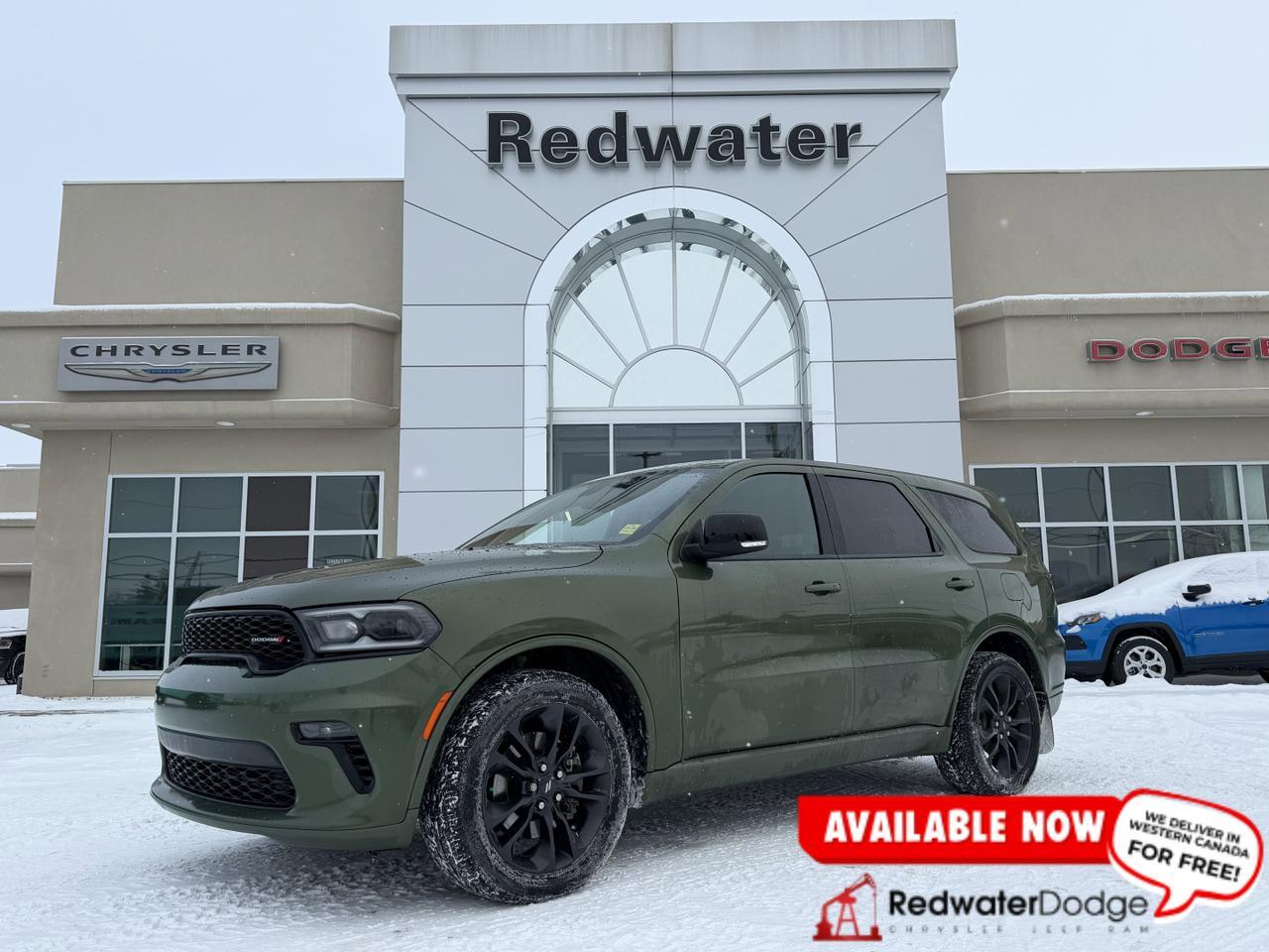 2021 Dodge Durango GT AWD SUV | F8 Green | V6 | Backup Camera | NAV | 6 Passenger | Heated Seats