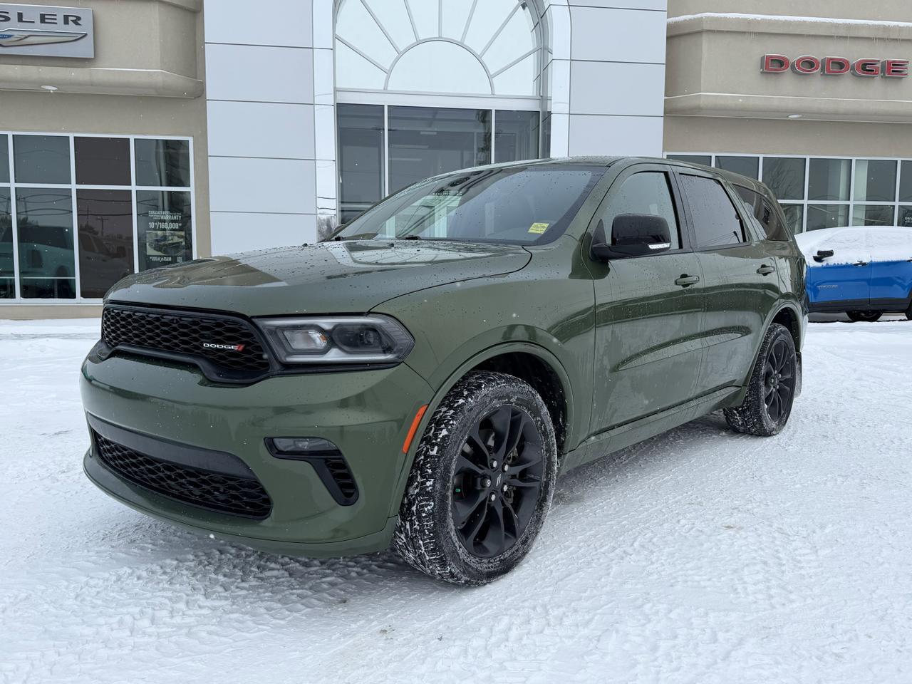 2021 Dodge Durango GT AWD SUV | F8 Green | V6 | Backup Camera | NAV | 6 Passenger | Heated Seats Redwater AB
