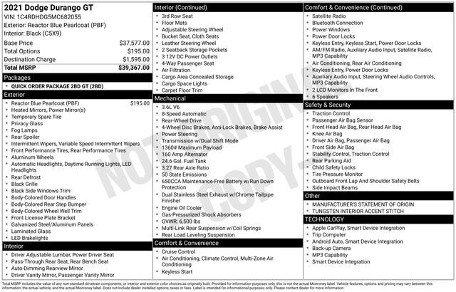 2021 Dodge Durango GT Raleigh NC