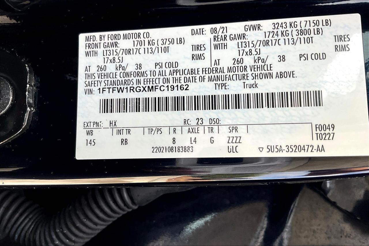 2021 FORD F150 RAPTOR Houston TX