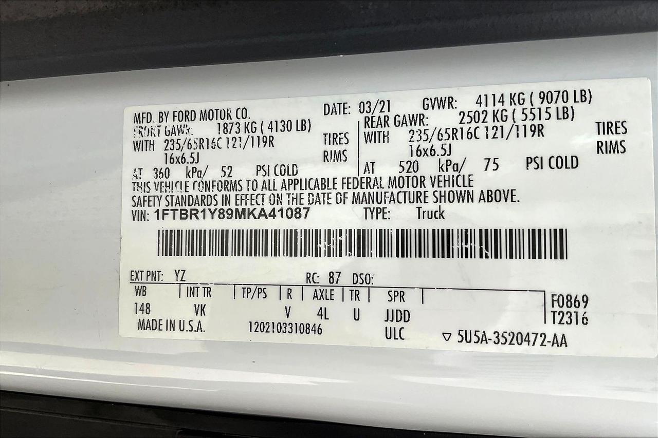 2021 FORD TRANSIT T-250 Houston TX