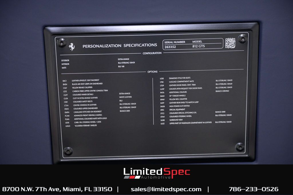 2021 Ferrari 812 GTS Miami FL