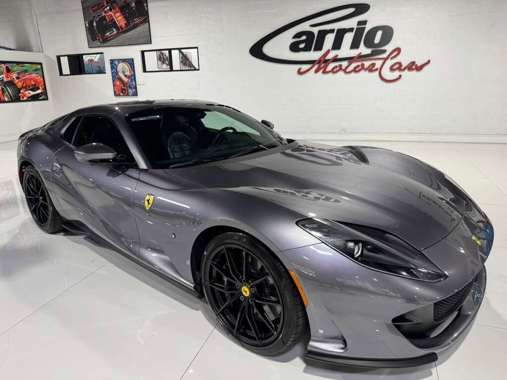 2021 Ferrari 812 GTS Grigio GTS paint,Blu Sterling interior,front lifter,JBL audio,surround view,carbon galore AND MORE!! Fort Lauderdale FL