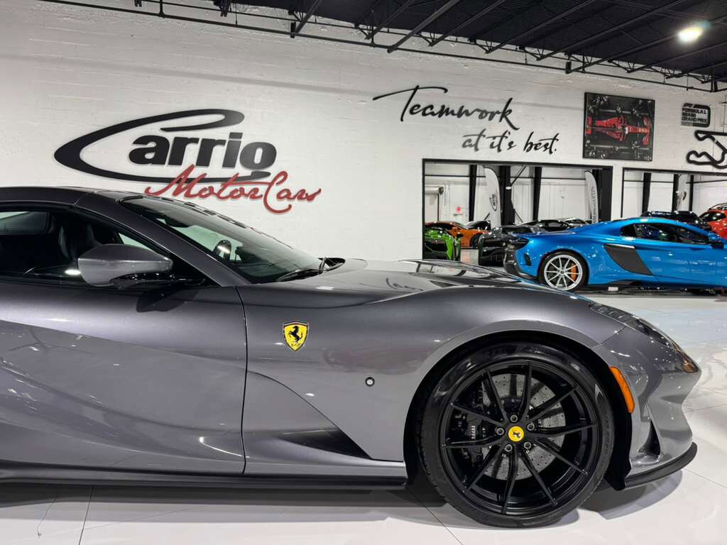 2021 Ferrari 812 GTS Grigio GTS paint,Blu Sterling interior,front lifter,JBL audio,surround view,carbon galore AND MORE!! Fort Lauderdale FL