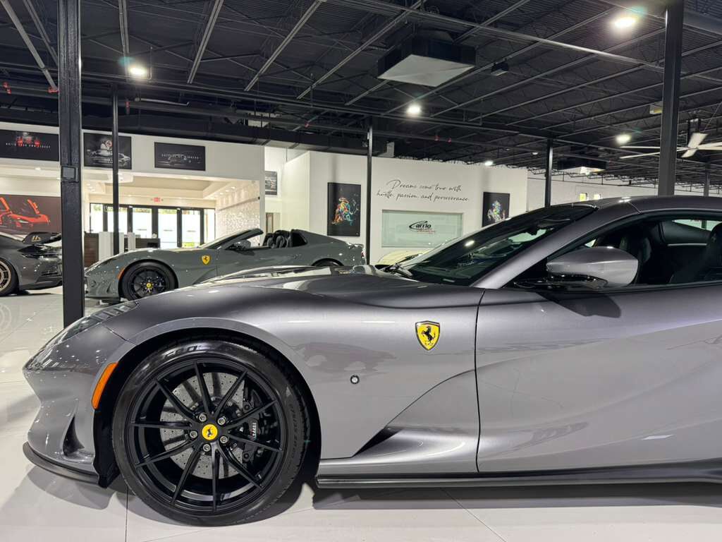 2021 Ferrari 812 GTS Grigio GTS paint,Blu Sterling interior,front lifter,JBL audio,surround view,carbon galore AND MORE!! Fort Lauderdale FL