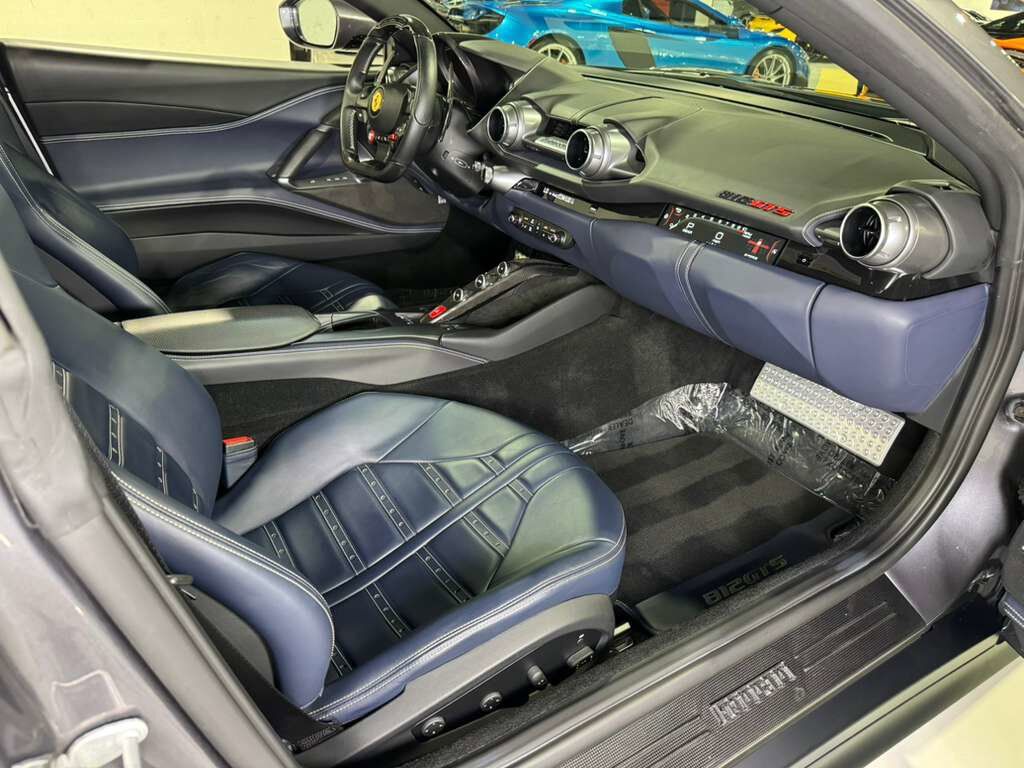 2021 Ferrari 812 GTS Grigio GTS paint,Blu Sterling interior,front lifter,JBL audio,surround view,carbon galore AND MORE!! Fort Lauderdale FL
