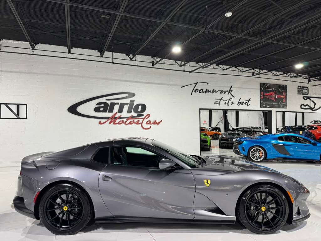 2021 Ferrari 812 GTS Grigio GTS paint,Blu Sterling interior,front lifter,JBL audio,surround view,carbon galore AND MORE!! Fort Lauderdale FL