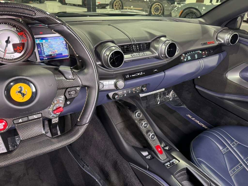 2021 Ferrari 812 GTS Grigio GTS paint,Blu Sterling interior,front lifter,JBL audio,surround view,carbon galore AND MORE!! Fort Lauderdale FL