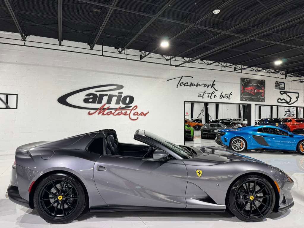 2021 Ferrari 812 GTS Grigio GTS paint,Blu Sterling interior,front lifter,JBL audio,surround view,carbon galore AND MORE!! Fort Lauderdale FL
