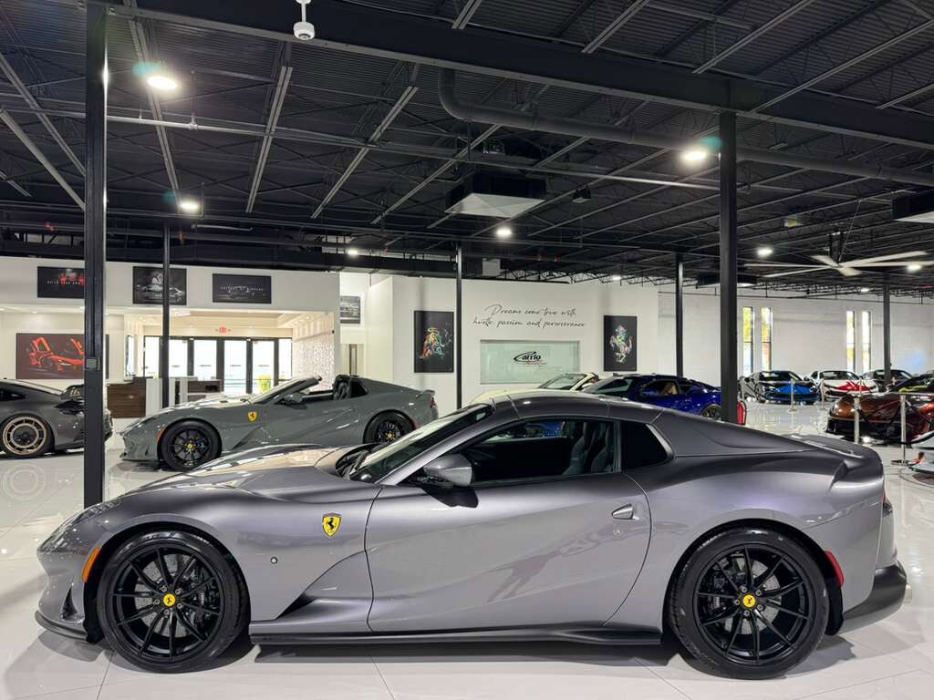 2021 Ferrari 812 GTS Grigio GTS paint,Blu Sterling interior,front lifter,JBL audio,surround view,carbon galore AND MORE!! Fort Lauderdale FL