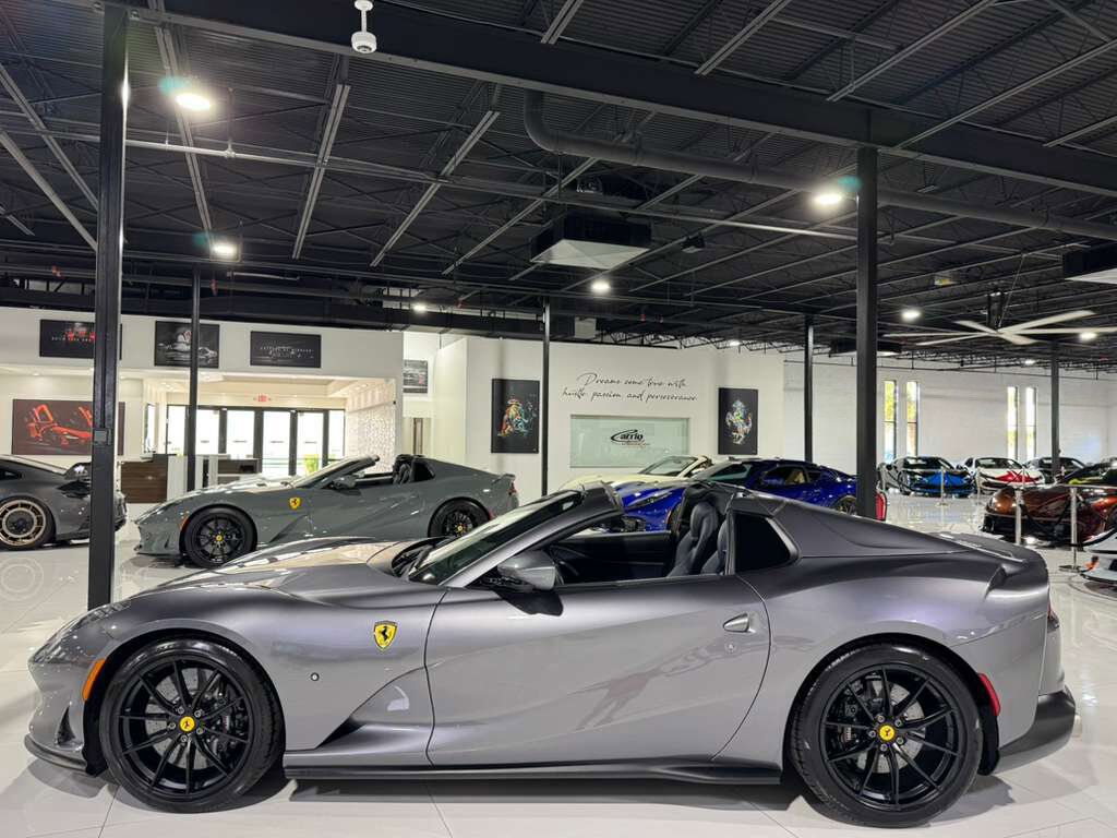 2021 Ferrari 812 GTS Grigio GTS paint,Blu Sterling interior,front lifter,JBL audio,surround view,carbon galore AND MORE!! Fort Lauderdale FL