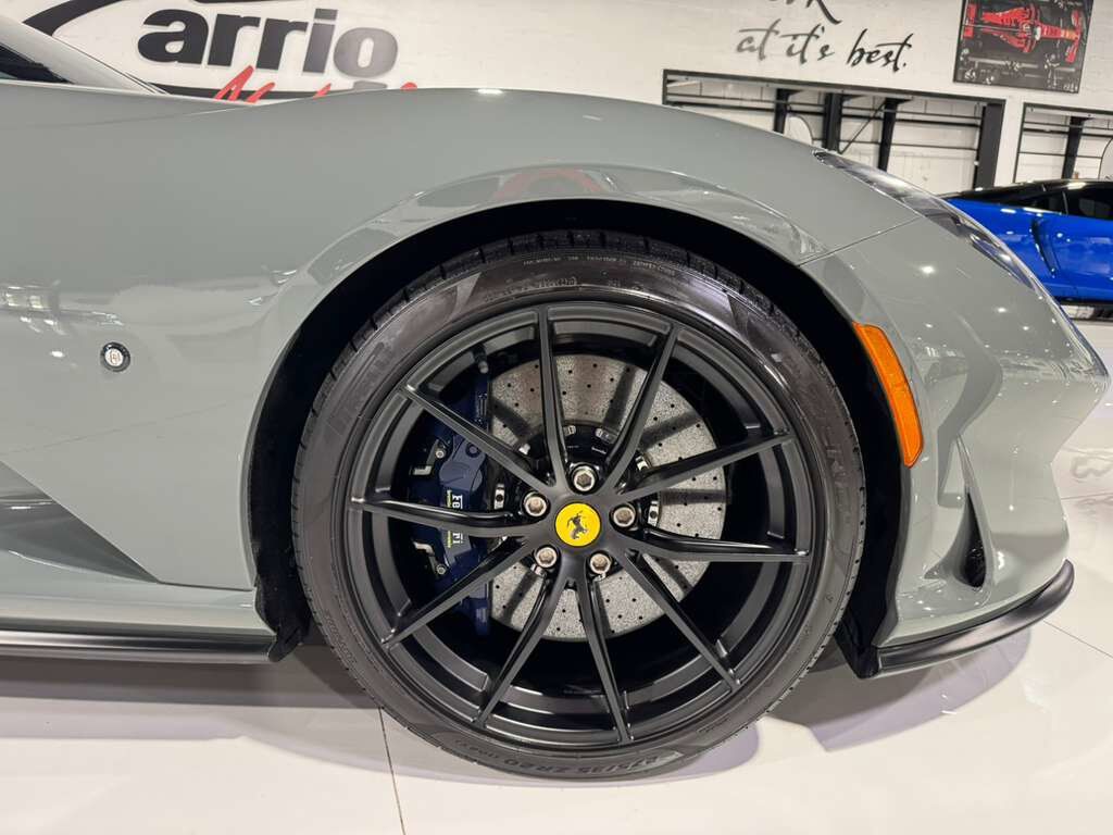 2021 Ferrari 812 GTS Grigio Medio paint, Blu Sterling interior,surround view camera system,JBL Professional audio & MORE! Fort Lauderdale FL